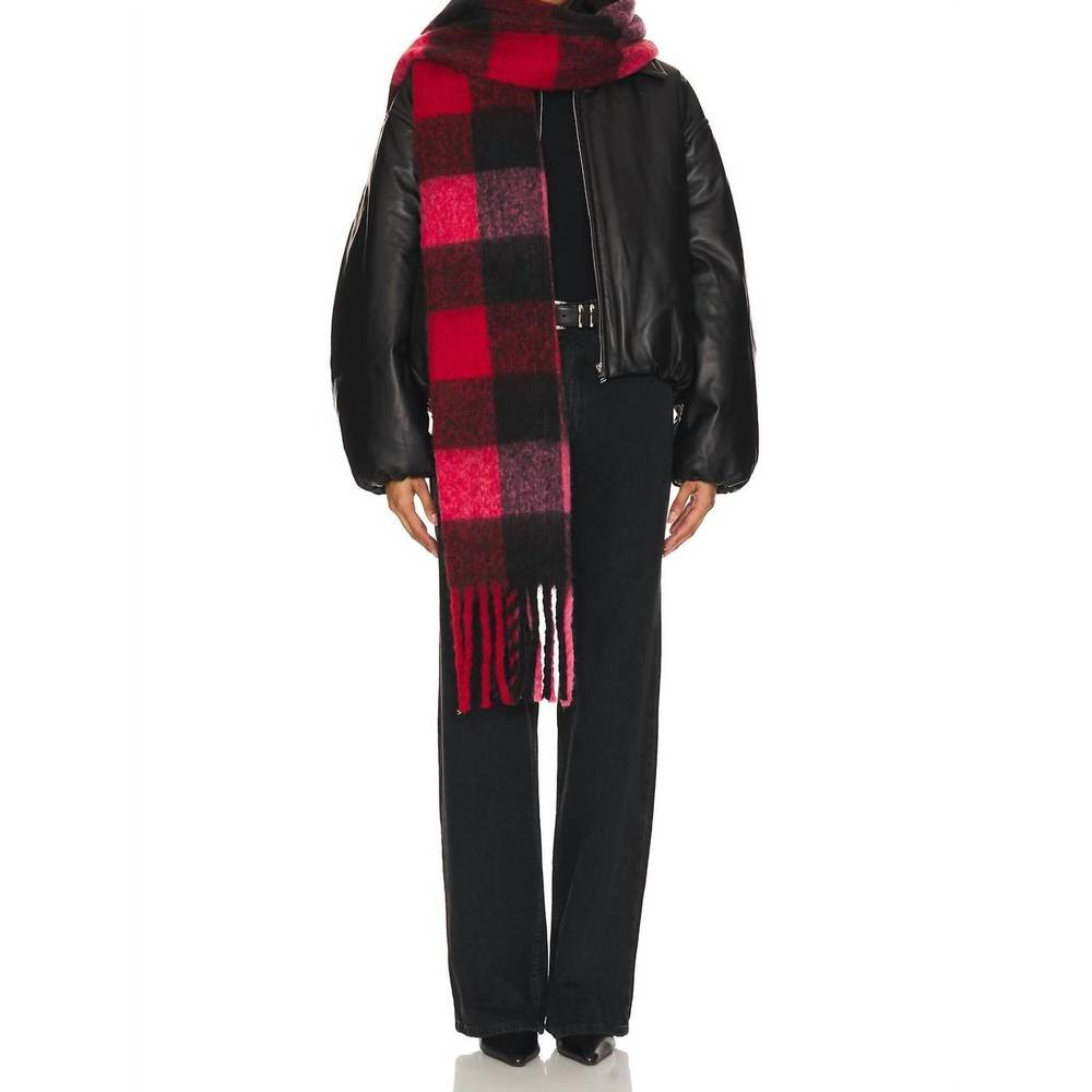 NEW RAILS oslo scarf in scarlett onyx